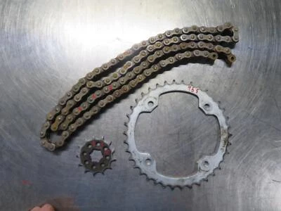 EB955 2009 09 YAMAHA RAPTOR 350 YFM CHAIN AND SPROCKET SET - Image 1 of 4