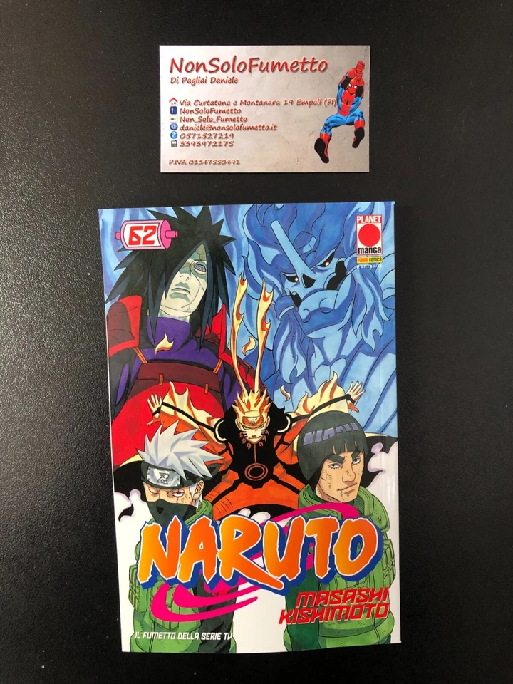 NARUTO IL MITO N°62 - KISHIMOTO - RISTAMPA - PLANET MANGA - NUOVO - ITALIANO