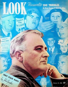 Look Magazine January 16 1940 Lou Gehrig Dorothy Dix Josef Stalin - Picture 1 of 3