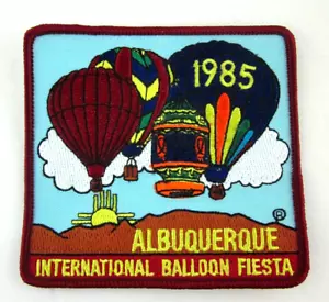 1985 Albuquerque International Balloon Fiesta Patch 4" x 4" - Picture 1 of 2