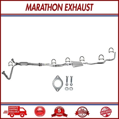 Full Exhaust System For 1996-1998 Chevrolet C1500 & GMC C1500 4.3L&5.0L 141.5"WB - Изображение 1 из 4