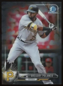 2017 BOWMAN CHROME #90 GREGORY POLANCO - Picture 1 of 2