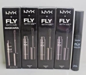 NYX MAQUILLAJE PROFESIONAL MÁSCARA FLY WITH ME FWM01 NEGRO AZABACHE 0,28 OZ - JUEGO DE 4 - Imagen 1 de 4