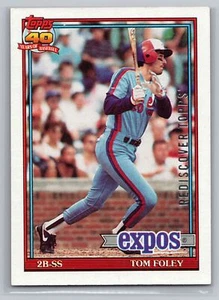 2017 Topps Tom Foley Rediscover Topps 1991 Topps Stamped Buybacks Silver #773 - Picture 1 of 2