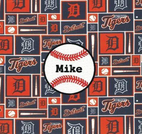 Detroit Tigers Baseball Personalized Pillow Cover