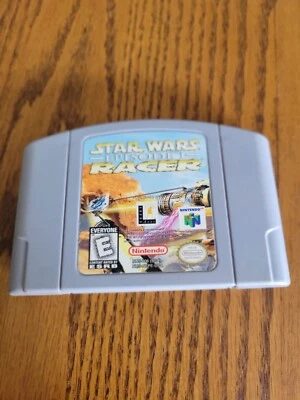 Star Wars Episode 1 Racer N64 (Nintendo 64, 1999) Authentic Cartridge Only - Image 1 of 2