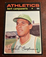Bert Campaneris 1971 Topps Baseball #440 Oakland Athletics VG-EX QTY!