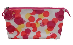Custodia borsa cosmetica trucco giallo arancione rosa Lancôme nuova bellissima! - Foto 1 di 5