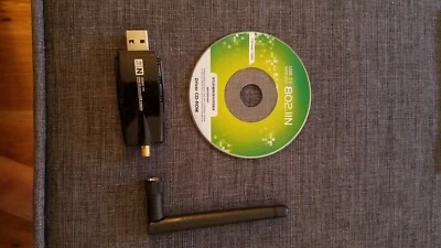 USB WiFi 802.11N wireless adapter.  300Mbps - Image 1 of 2