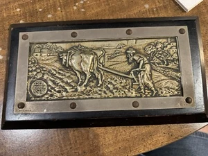 Bezalel Yerushalem Nickel Plaque Relief Hand Chased Judaica Art 1940’s - Picture 1 of 9