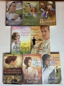 Lot 8 Books by Kim Vogel Sawyer Amish Fiction, Sommerfeld Trilogy, etc. - Imagen 1 de 7
