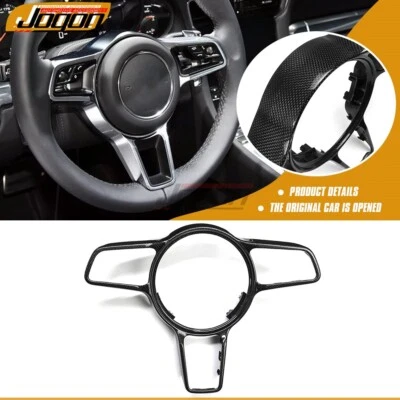 Cubierta del volante de carbono para Porsche 718 Boxster/Cayman 982 GTS 2017-23 Foto 1 de 4