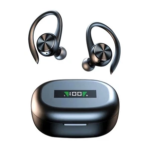 Wireless Headphones Bluetooth 5.0 Earphones Ear Hook Headset TWS Sport Earbuds - Picture 1 of 15