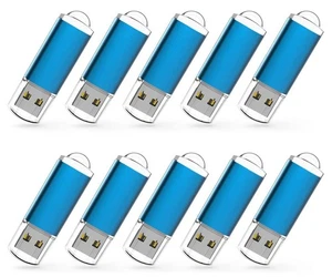 10 Pack 1GB 1G USB Flash Drive USB 2.0 Memory Stick Bulk Thumb Drive Pen Driv... - Picture 1 of 7