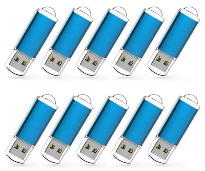 10 Pack 1GB 1G USB Flash Drive USB 2.0 Memory Stick Bulk Thumb Drive Pen Driv... - Image 1 of 4