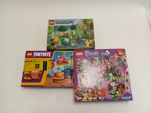LEGO Bundle 3 Sets Minecraft Bee Farm, Fortnite, Friends Panda - Picture 1 of 13