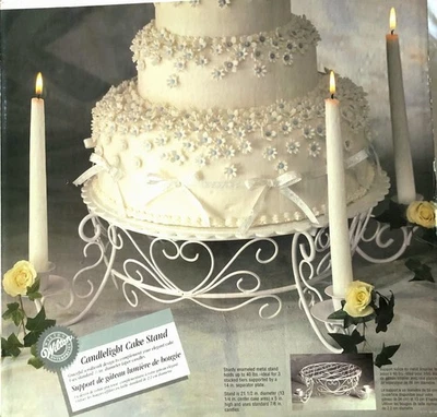Vintage Wilton CANDLELIGHT Wedding CAKE STAND   Original Box - Image 1 of 2