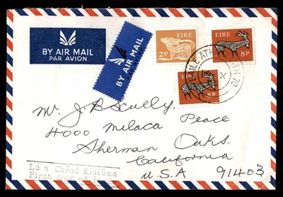 Mayfairstamps Ирландии FDC 1968 рисунки животных первый день обложка aau_77259 - Изображение 1 из 2