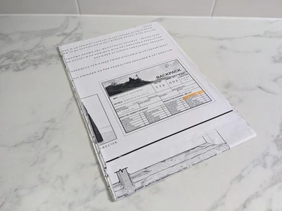 Backpack Movie Production Stage Plan Holly's Apartment CAD 002 Prop Memorabilia - Image 1 of 2