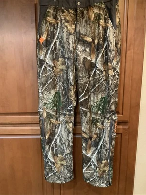 Men’s XL Trail Tech Extreme Winter Hunting Pants, Fleece Lined Realtree Camo - Image 1 of 3