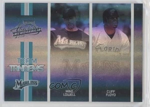 Playoff Absolute Memorabilia Team Tandems Spectrum 2005 Mike Lowell Cliff Floyd - Imagen 1 de 3