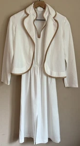 Suit Dress Vintage Jacket Set 70s 80s Womens Size 8 10 Medium Dary Sue - Picture 1 of 9