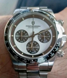 ⌚PAGANI DESIGN PD1676 PAUL NEWMAN CRONO SEIKO-VK63 CERAMICO ZAFFIRO * SALDO -40% - Foto 1 di 17