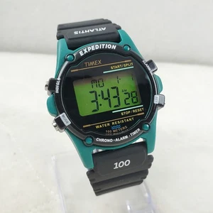 TIMEX EXPEDITION ATLANTIS 100 NUPTSE TW2U91800 DIGITAL SPORTS MEN'S WATCH  - Picture 1 of 10