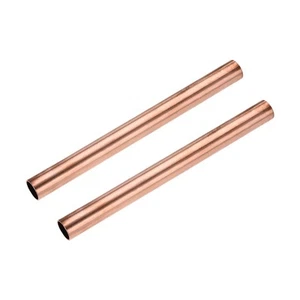 2Pcs Copper Round Tube 8-28mm OD 100-300mm Length Pipe Tubing - Picture 1 of 3