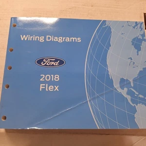2018 Ford Flex Wiring Diagram Manual Electrical Book OEM Factory FCS-15107-18 - Picture 1 of 5