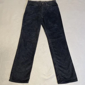Levi’s Corduroy Trousers Mens W32 L31 Blue Straight Cords 519 1517 Vintage 80s - Picture 1 of 11