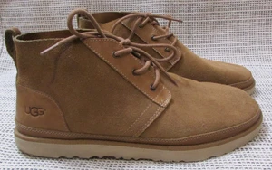 Men's Ugg Neumel Unlined Leather Boot Chukka Suede Chestnut 102036 Size 15 - Picture 1 of 7