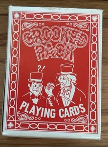 Sealed Crooked Pack of  Playing Cards - This Crooked Deck of Cards Made in China - Picture 1 of 1