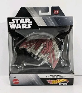 Hot Wheels Star Wars Starships Select Ahsoka Tano’s T-6 Jedi Shuttle, NEW in Box - Picture 1 of 7
