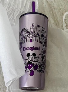 Disneyland / Starbucks 2025 Lila Edelstahl - Mickey Travel Tumbler NEU - Bild 1 von 2