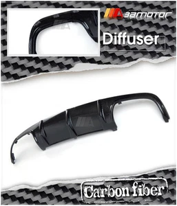 Replacement Bumper Carbon Fiber Diffuser fits Mercedes W204 C63 Pre-Facelift AMG - Picture 1 of 6