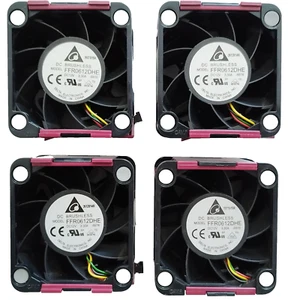 4x Lüfter HP P/N 463172-001 ServerFan Delta FFR0612DHE 12V DC 3.3A ProLiant - Afbeelding 1 van 2