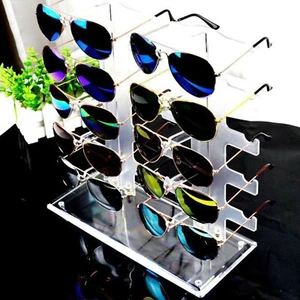 10 Pair Sunglasses Eyeglass Rack Glasses Display Stand Holder Organizer Acrylic - Picture 1 of 3