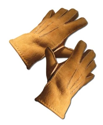 ENGEL Lammfell Handschuhe & Fausthandschuhe Velour-Leder