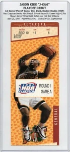 Jason Kidd PLAYOFF DEBUT Rex Chapman NBA RECORD 1997 Sonics Suns 4/25 Ticket - Picture 1 of 12