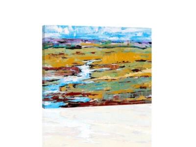 Abstract River- CANVAS OR PRINT WALL ART - Изображение 1 из 2