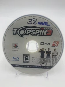 Top Spin 3 Disc PS3 - (Sony PlayStation 3) - Tested & Working - Picture 1 of 1