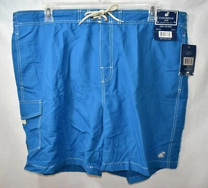 Bañador corto Caribbean Joe azul talla XXL para hombre - Imagen 1 de 4