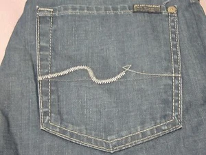 SEVEN 7 FOR ALL MANKIND MENS STANDARD ARROYO BAY STRAIGHT LEG JEANS SIZE 28 NEW - Picture 1 of 8