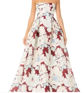 CAROLINA HERRERA Floral Silk Ball Gown - Picture 1 of 3