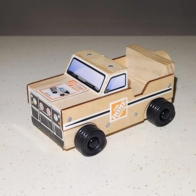  Camión Jeep/coche/juguete/decoración del hogar/coleccionables de madera Home Depot Foto 1 de 4