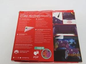 PDP - Afterglow Wave Wireless Pro Controller for Nintendo Switch (Purple) (OB) - Picture 1 of 5