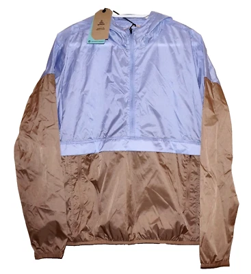 Chaqueta cortavientos prAna beige y lavanda ligera de nailon WHISTLER ANORAK M Foto 1 de 4