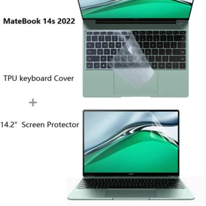 2X protector de pantalla antirreflejo + 1X protector de teclado para HUAWEI MateBook 14s 2022 - Imagen 1 de 11