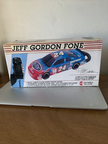 jeff Gordon done New in Box Headlights Flash when Ring Authentic Collectable Cover